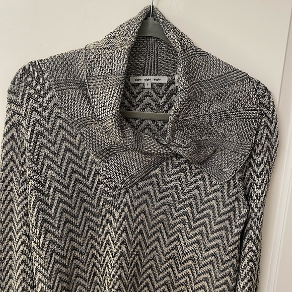 Eight Eight Eight Pull Over Cotton Sweater/Herringbone - Picture 1 of 8